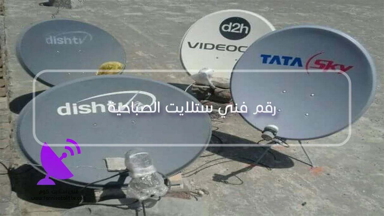فني ستلايت الصباحية لضبط الإشارة وفحص الطبق والرسيفر