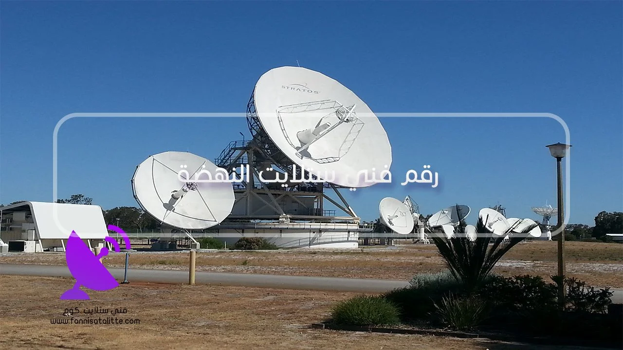 فني ستلايت النهضة لفحص جودة الإشارة قبل تركيب مقوي